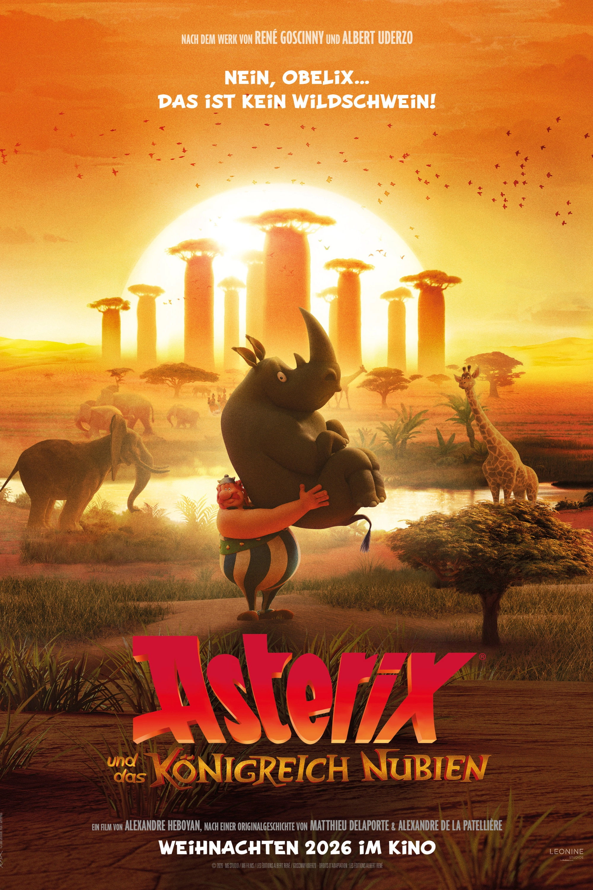 Filmplakat: Asterix und das Königreich von Nubien