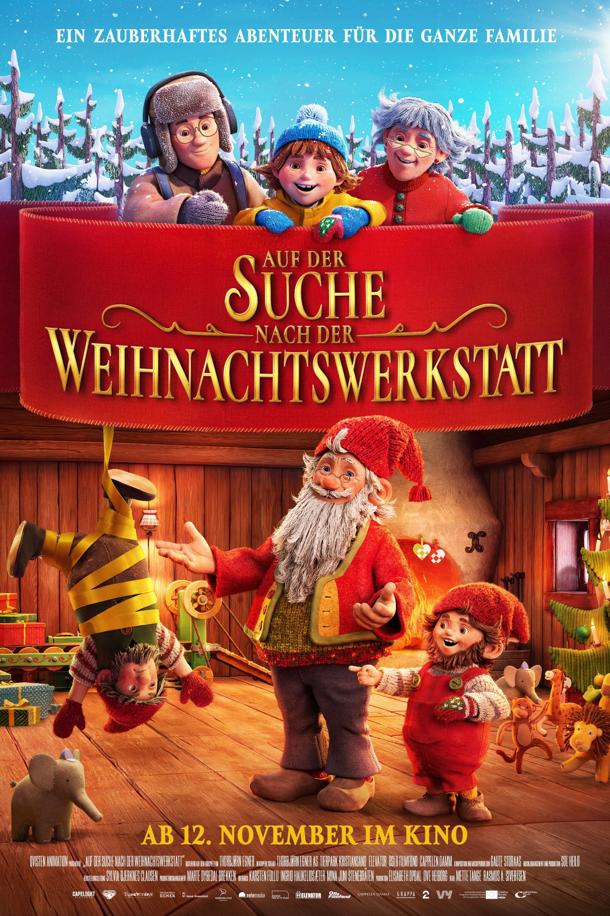 Filmplakat: Auf der Suche nach der Weihnachtswerkstatt
